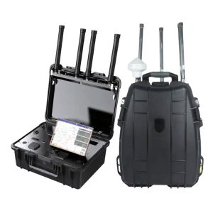 Système portable de détection et de suivi de trajectoire des drones, sous forme de valise
