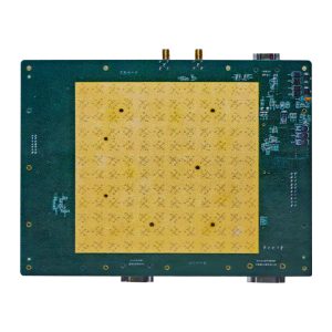 ku band 64 element shared aperture subarray antenna module