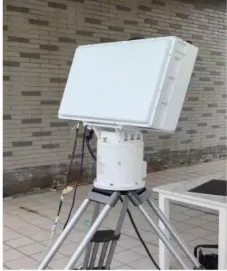 portable ku band system two dimensional phase scanning radar application scenario diagram