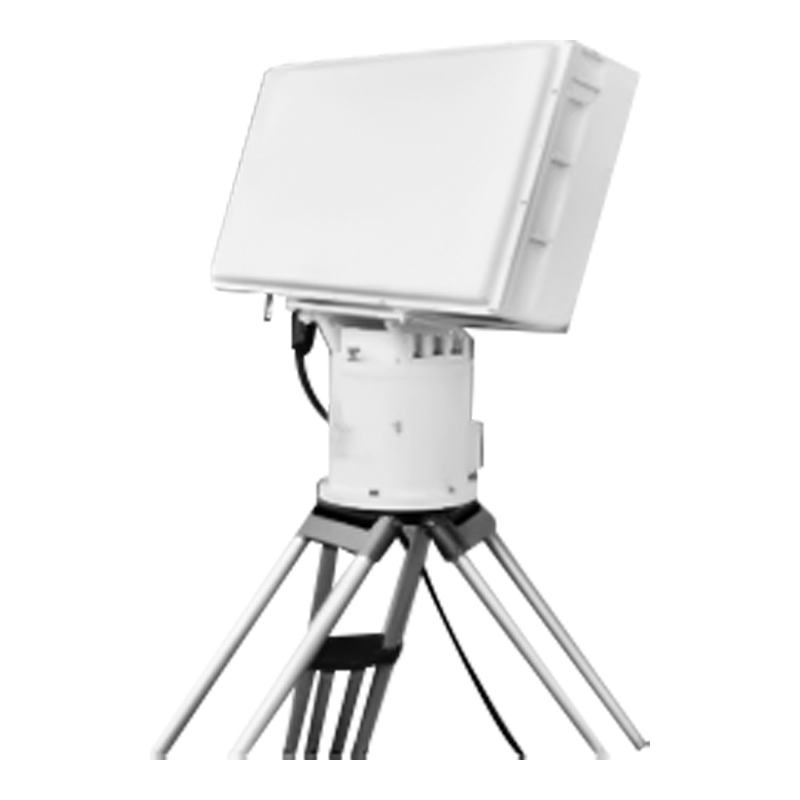 portable ku band system two dimensional phase scanning radar